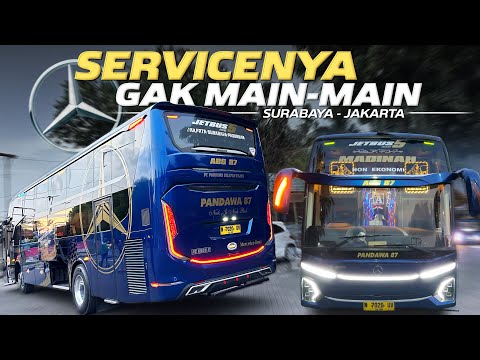 LUAR BIASA, BIKIN GAMAU TURUN DARI BUS‼️Trip Surabaya - Jakarta with Pandawa 87 PART 2