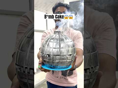 Customer ordered B°mb Cake😱 #cakevideos #cakenkitchen #cakedecorating #cake #chocolate