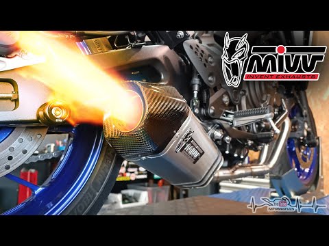 MIVV Speed Edge FULL EXHAUST | Yamaha Tracer 7 | Install + Sound!