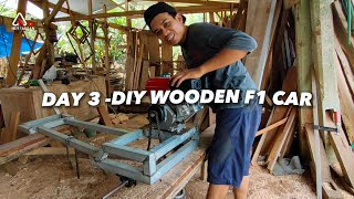 Mobil F1 kayu pakai mesin - wooden F1 Car | Day 3