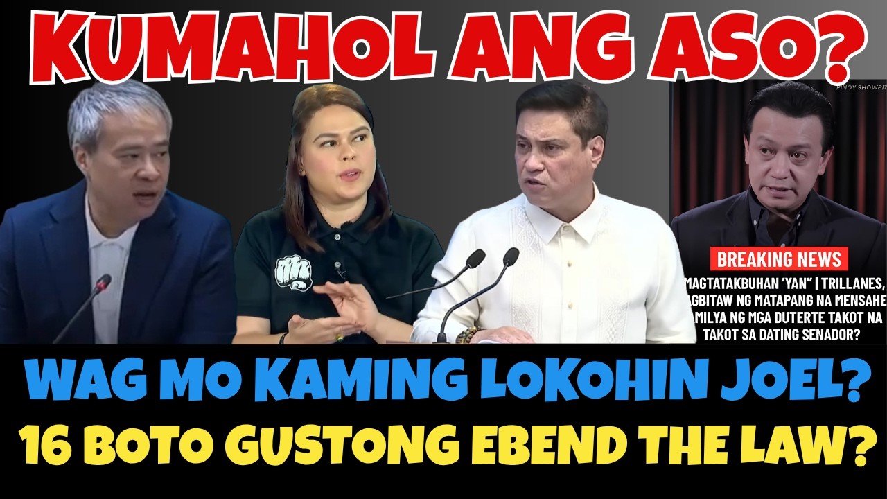 KAPAPASOK LANG!KUMAHOL NA NAMAN ANG @SONG B@LIW? 16 NA BOTO GUSTONG EBEND THE LAW NAMAN TUMIGIL KAYO