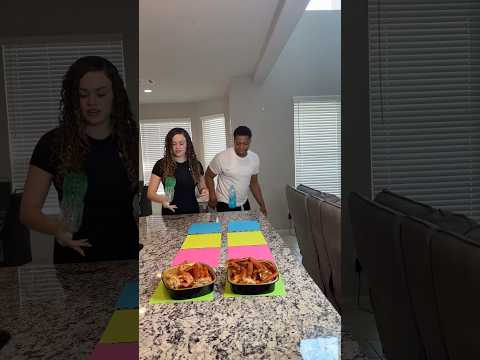 Seafood boil flip the bottle challenge #shorts