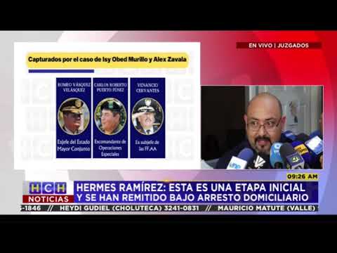 Arresto domiciliario a ex generales Romeo Vásquez, Venancio Cervantes y Carlos Puerto