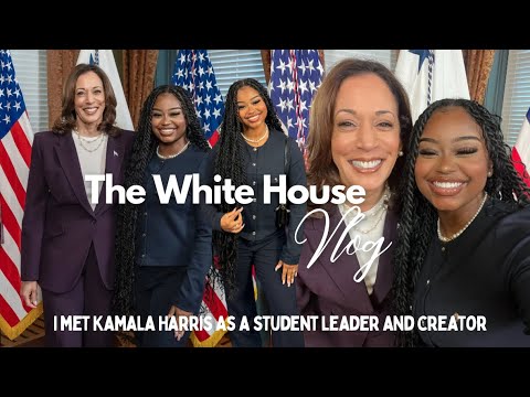 I met Kamala Harris at The White House! | student leader, reproductive freedom event 2024