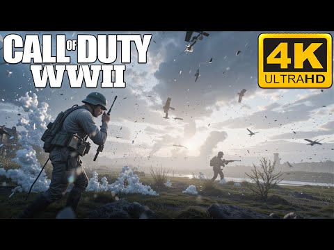 COD World War 2 Realistic Graphics - Call of Duty WW2 Gameplay Death Factory PC Full Game 4k WWII