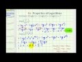 Logarithmic Properties and Evaluations