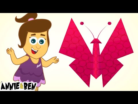 Learn Shapes With Origami Craft | Educational Videos For Toddlers