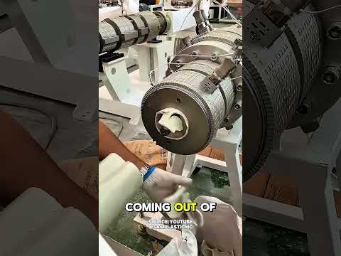 Why Do Workers Trim the Pipe Right Out of the Mold😲