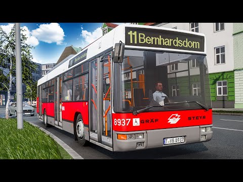 Neuer BUS auf der Erlebnislinie: Abenteuer im Gräf Steyr NL205 | City Transport Simulator #2