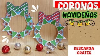 CORONAS NAVIDEÑAS   #navidad #maestrainfantil #manualidades #manualidadesparaniños #niños #blogger