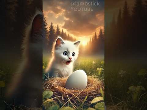 🥚💔 A Sad Tale of a Kitten and Baby Ostrich 🐱😭🐣