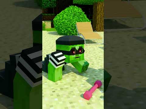 The Thief Came to the Sports Ground- Minecraft Animation #minecraftshorts