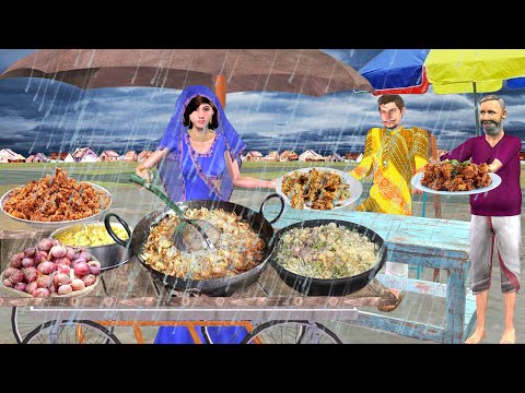 Barish Me Pyaz Pakoda Monsoon Special Recipe Onion Pakode Street Food Hindi Kahaniya Moral Stories