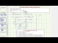 Solving Linear Equations and Verification