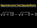 Solving Equations with Square Roots