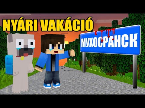 GYEREKEK ELSŐ NYÁRI VAKÁCIÓJA EGY IJESZTŐ TÁBORBAN A MINECRAFTBAN!