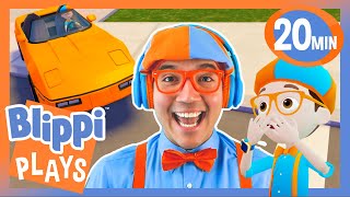 Roblox Vehicle Frenzy!! | BEST OF BLIPPI PLAYS | Roblox Gaming Videos for Kids
