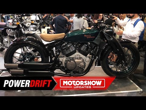 Royal Enfield KX Concept : RE’s take on a V-Twin Bobber : EICMA 2018 : PowerDrift
