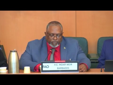 YouTube video thumbnail: Barbados Presents Five Point Plan for Agricultural Development