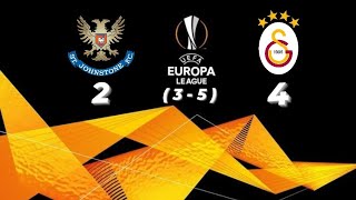 St. Johnstone 2 - 4 Galatasaray | UEFA Avrupa Ligi | 3. Eleme Turu | Maç Özeti | ( 3 - 5 )