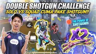 SOLO SQUAD PAKAI DOUBBLE SHOTGUN! KILL 21