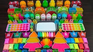 Mixing random things into store-bought slime ! Relaxing slime video ! Alex slime !!!