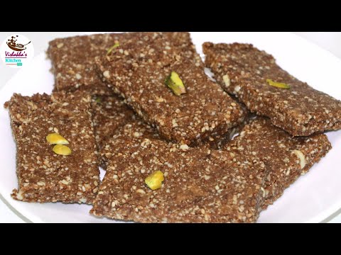 मकर संक्रांति स्पेशल 10 मिनिट में बनाये चॉकलेट मूंगफली चिक्की | Peanut Chocolate Chikki Recipe