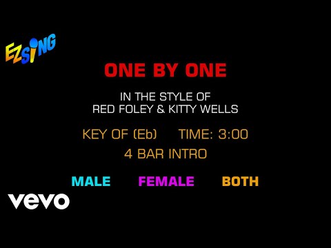 Red Foley & Kitty Wells – One By One (Karaoke)