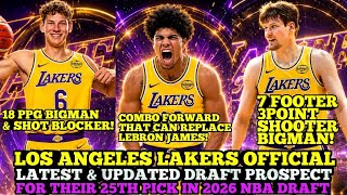 LOS ANGELES LAKERS OFFICIAL & LATEST DRAFT PROSPECT FOR THEIR 25TH DRAFT PICK THIS 2026 NBA DRAFT