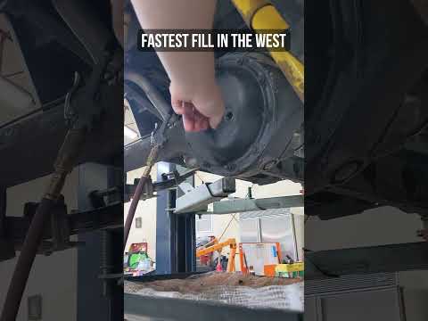 The fastest way to fill a transmission