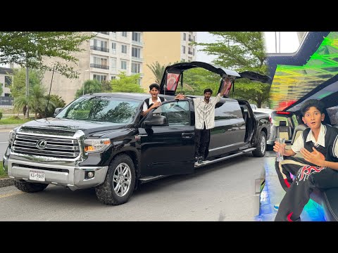 Living in a Limousine Car for 24 Hours!