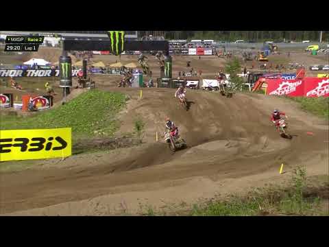 Fernandez and Coldenhoff go down in lap 1 of MXGP Race 2! #MXGPFinland