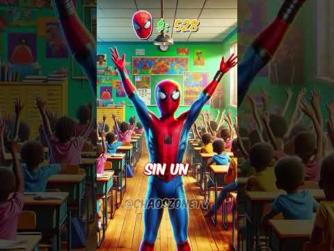 De NACIMIENTO a MUERTE de un Spider-Man POBRE que gana $1 cada segundo! ⛔ #shorts