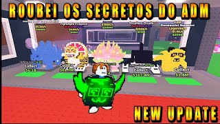 ROUBEI TODOS OS SECRETOS DO ADM NO ROUBE UM BRAINROT NA NOVA ATUALIZAÇÃO - ROBLOX