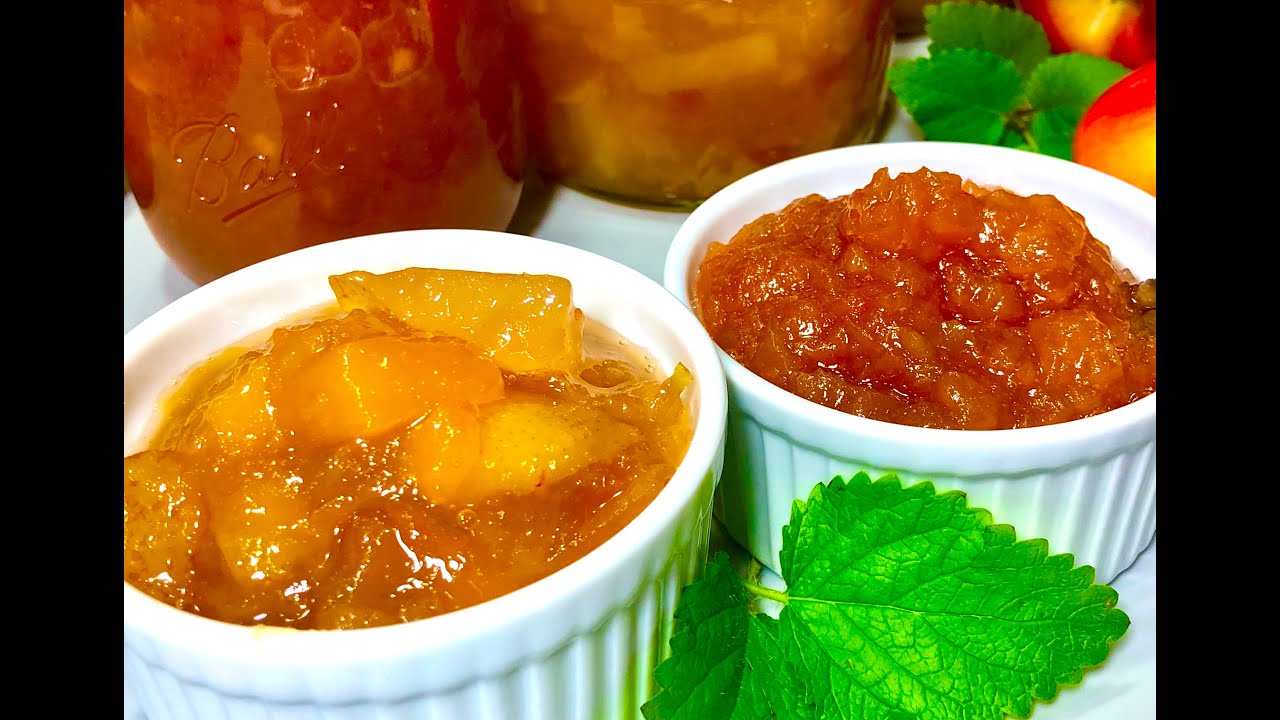 Яблочный джем 2 рецепта с низким сахаром. Вкуснее любых сладостей