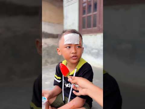 Razka lagi demam malah dipaksa makan eskrim#shorts