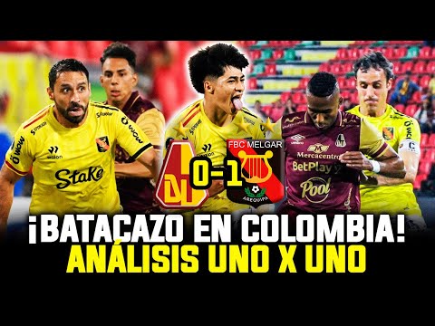 ¡BATACAZO! El UNO X UNO del MELGAR 1-0 TOLIMA por la COPA LIBERTADORES | KENJI CABRERA | ANÁLISIS