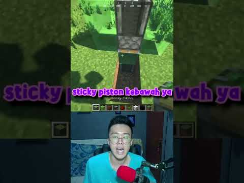 Cara Membuat Lift Otomatis Minecraft #shorts