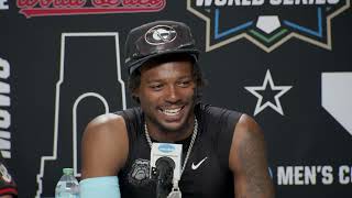 Georgia postgame press conference after being eliminated in the CWS