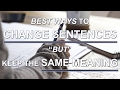 Synonyms, Sentence Structure, and Paraphrasing