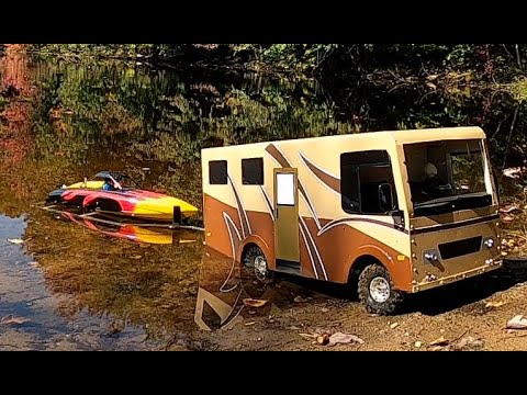 Rc JET BOAT HIGH TORQUE MOTOR launch,motor home dually adventure.