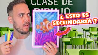 Hago ejercicios de CLASE DE PLÁSTICA de secundaria ¡vuelvo a la infancia!