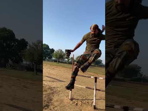 #armytraining  ट्रेनिंग एसी। होती है ???#jump #exercise #armyrunning #motivational #viralvideo