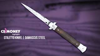 Stiletto Knife Damascus Steel Gameplay