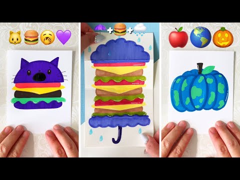 Top 10 Fun & Cute Emoji Mix Drawing Compilations | Best Emoji Art Creations!