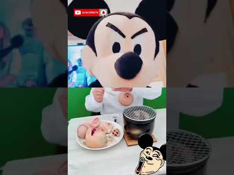 MICKEY COCINERO INCREÍBLE RECETA 😂 #shorts