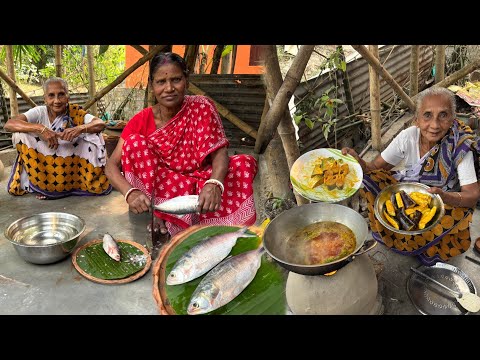 মসলা ছাড়া বেগুন দিয়ে কাঁচা ইলিশ মাছ এভাবে রান্না করে কখনো খেয়েছেন। Ilish  Fish Recipe