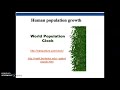 Population Dynamics and Ecosystem Factors