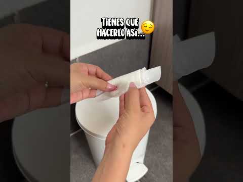 Aprende a desechar las toallas higiénicas #tipshogar #ideas #losabias #home #tips #lifehacks #hacks