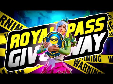 PUBG ROYAL PASS GIVEAWAY!